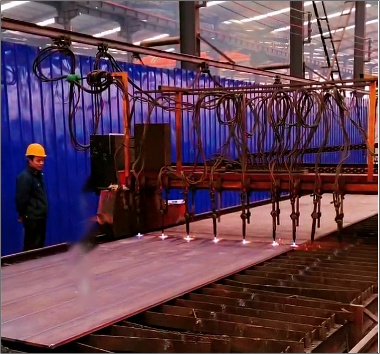 甘肃峪泉镇钢结构车间数控等离子切割机